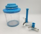 Tupperware Smooth Chopper Pull-Cord Top with 2 Blades 7532A Blue 5 cup 1.35 L