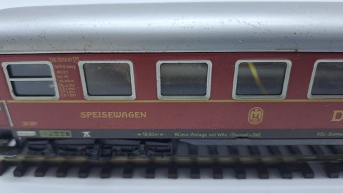 Vagón comedor MÄRKLIN 1:87 H0 4024 WR4ümg de DSG 36201 - ¡Chapa en EMBALAJE ORIGINAL LEER! - Imagen 5 de 6