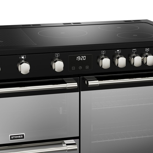 Stoves Sterling Deluxe 110cm Induction Range Cooker Black D1100Ei RTY - Picture 3 of 5