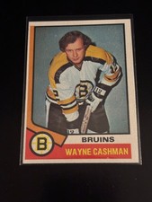 Wayne Cashman 1974-75 Topps Hockey NM-MT Bruins 206