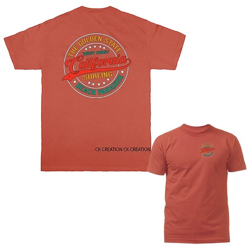 Camiseta de surf Golden State California Beach - Imagen 11 de 14