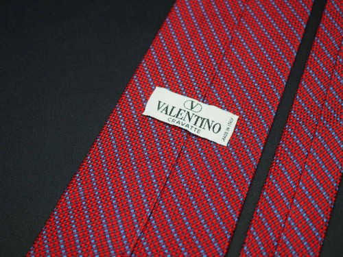 Cravatta cravatta VALENTINO Italia usata TUTE uomo SETA 100 multicolore lusso #57 - Foto 4 di 6