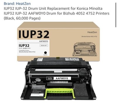 Konica Minolta IUP-32 Drum Unit for Bizhub 4052 4752 - Open Box Tested