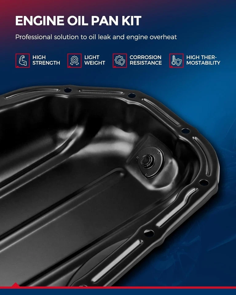 5.7L V8 Engine Oil Pan For 91-99 Chevrolet C1500 96-99 K1500 96-00 Tahoe 264132 Foto 2 de 4