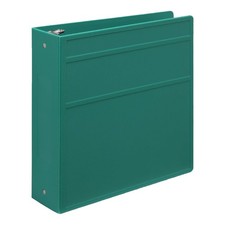 Carstens 3-Inch Heavy Duty 3-Ring Binder - Side Opening, Teal, Durable Plasti...
