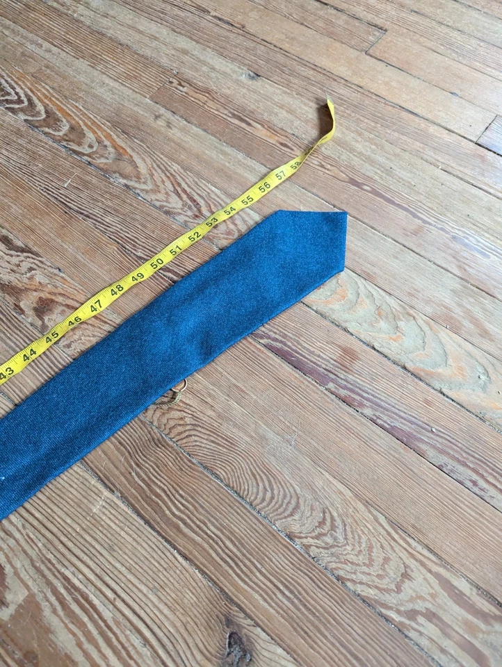 Corbata de cachemir Loro Piana Cravatta azul nueva DEFECTOS LEER POR FAVOR Foto 3 de 4