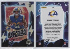 2024 Panini Mosaic Storm Silver Prizm Blake Corum #5 Rookie RC