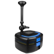 1370GPH Submersible Pond Filter Pump All-in-One Fountain Kit UV Algae Clear 110V