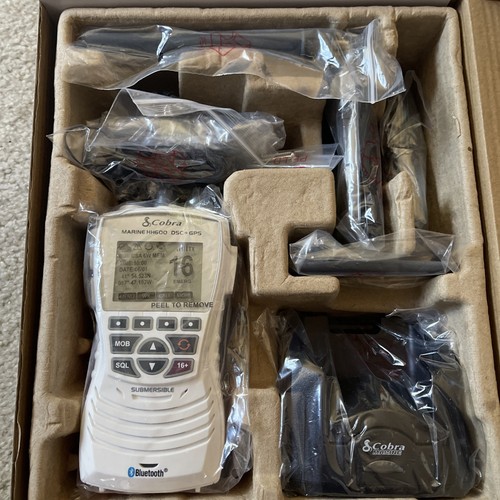 Cobra MR HH600W Floating Waterproof Handheld VHF Radio GPS Bluetooth DSC Rewind - Afbeelding 12 van 24