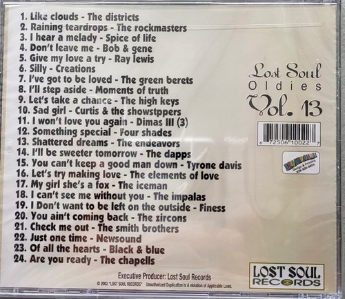 LOST SOUL OLDIES VOL 13 - RARE & HARD TO FIND - NEW CD SEALED NOT A CDR RARE - Picture 2 of 3
