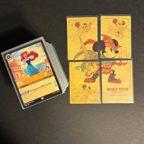 Disney Lorcana The First Chapter Complete Non-Foil Set 204 Cards 204/204