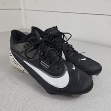 Nike Men’s Size 10 Vapor Edge Elite 360 2 Black White Football Cleats DA5457-001