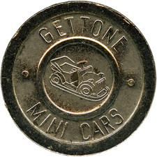 ☆ SPAIN ☆ BUMPER CARS • FALGAS ☆ METALLIC TOKEN • DODGEMS ☆ DASHING CARS  ☆C7546