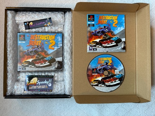 Destruction Derby 2 PS1 Big Box - UK PAL GC with Reg - High Quality Packing - Picture 18 of 18