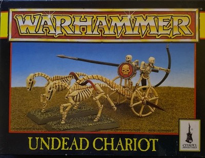 Warhammer Fantasy # Undead Skelleton Chariot Games Workshop Original 