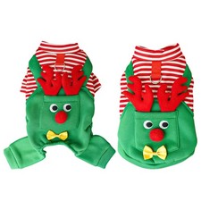 Dog Christmas Costume Christmas Reindeer Pet Outfit Party Pet Dress