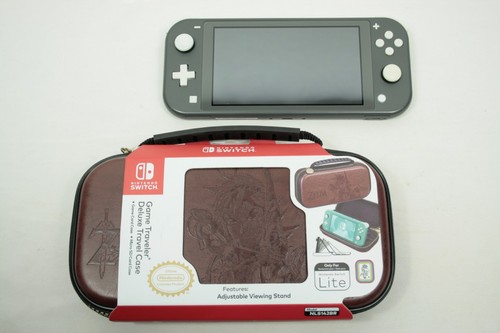Consola Nintendo Switch Lite Zelda Traveler Estuche Paquete Gris Probado y Funcionando - Imagen 2 de 13