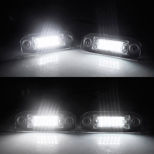 LED car license plate light 12V white light for Volvo S40 S60 S80 XC70 XC60 - Zdjęcie 6 z 12