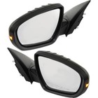 Mirror Set For 11-13 Kia Optima RH & LH Htd Paintable Power Glass Manual Fold