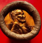 1954-S OBW ROLL 50 GEM BU++ RED LINCOLN WHEAT PENNIES