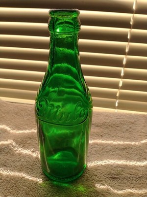 Vintage Prohibition Era Mulo Grape Drink 10 Ounce Green Glass Bottle