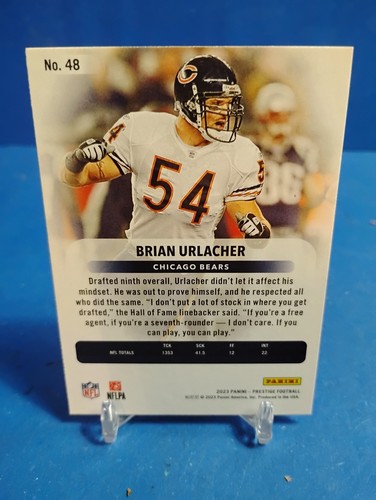 Brian Urlacher 2023 Panini Prestige Xtra Points Sunburst #48 Chicago Bears - Picture 2 of 2