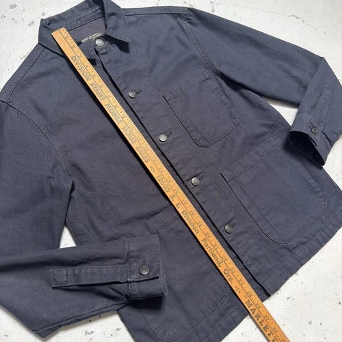 Imogene & Willie Canvas Chore Jacket French Euro Military Style Made In USA XS-S image 3
