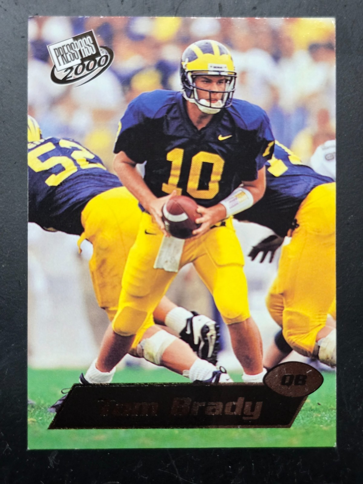 🔥 2000 PRESS PASS TOM BRADY #37 ROOKIE RC CARD 🔥