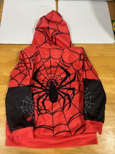 Spiderman Hoodie Size 5/6 - Picture 2 of 3