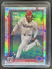 2025 Topps Chrome LogoFractor James Wood RC Rookie #132 Nationals
