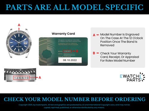 Sapphire Crystal Part For Rolex Midsize 17824, 68240, 68274, 78240, 78274 - Picture 2 of 4