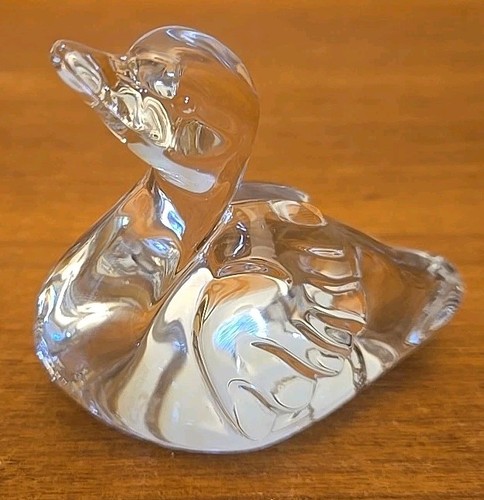 Waterford Crystal Baby Swan 3" Tall Etched Mark - Picture 11 of 15