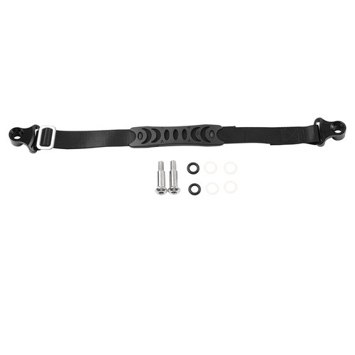 Asiento de asiento negro Pillion Seat Strap cinturón de rescate para Honda Suzuki Dirtbikes - Imagen 2 de 9