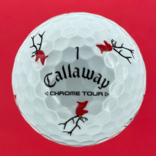 SELTEN Callaway Chrome Tour Loch Lomond Golfschläger Logo Golfball NEUWERTIG AAAAA