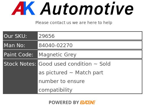 Toyota C-HR MK1 2016-2023 Front Window Switch Pack Right Drivers 84040-02270 - Picture 6 of 7