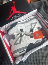 Size 10.5 - Air Jordan 4 Retro OG 2025 White Cement