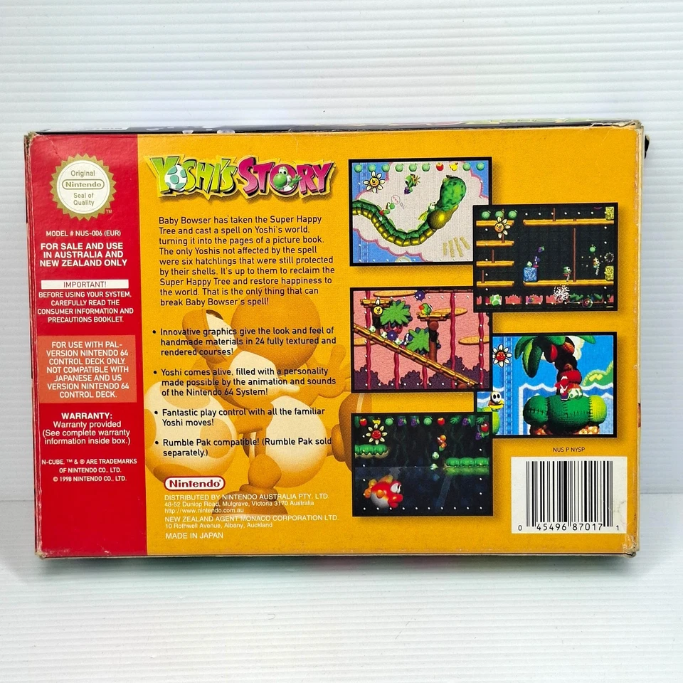 YOSHI'S STORY - NINTENDO 64 N64 CIB Complete - Image 2 of 4