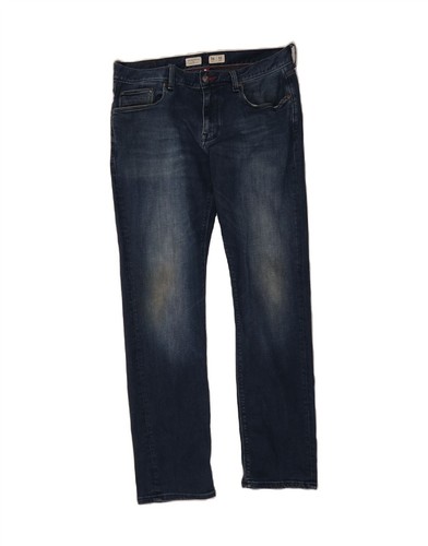 Tommy Hilfiger Herren Jeans Denton Straight W36 L32 blau Baumwolle BE02