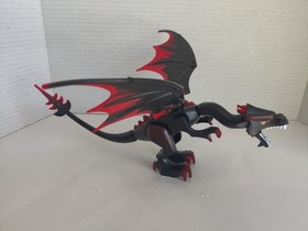 Lego Black red Dragon Fantasy Era Castle minifigure 7094 Kings Castle Siege