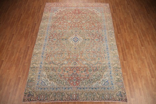 Traditional Floral Vintage Handmade Area Rug Living Room Wool Carpet 8x12 - Picture 3 of 24