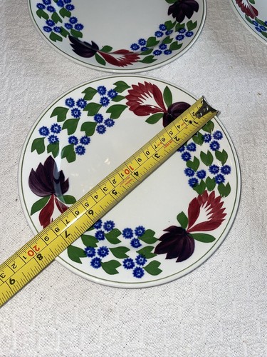 Raro Juego de 6 Platos de Ensalada Antiguo Adams Hecho en Inglaterra - Imagen 9 de 10