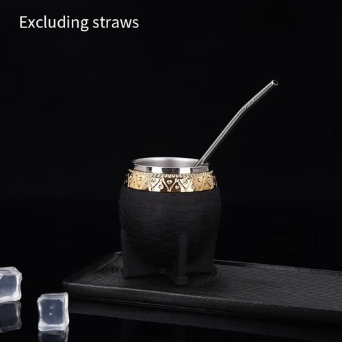Doppels chicht Mate-Cup Edelstahl Eierschalen becher Yerba Mate Tee - Bild 5 von 18