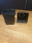 9cm SQUARE BLACK PLANT POTS X 200