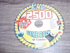 Cosmi Jumbo 2500 Game Pack PC DVD-ROM Cosmi 2006 for Windows 98/2000/XP