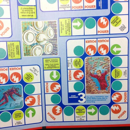 The Six Million Dollar Man Game REPLACEMENT Board Man Cave Decor Scuba Astronaut - 第 5/12 張圖片