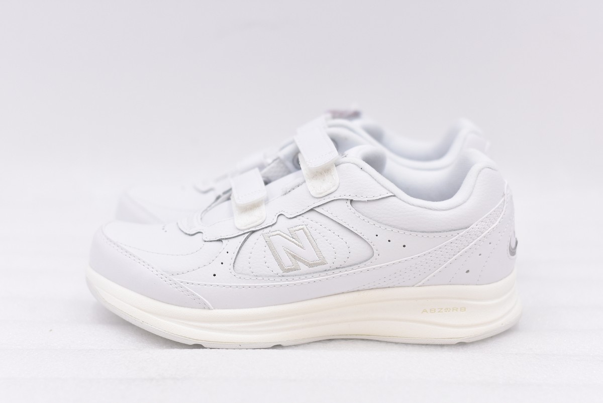 Women's New Balance WW577 Hook & Loop Walking Shoes White