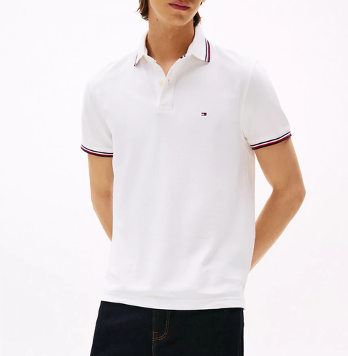 Tommy Hilfiger Men's Quick Dry Wicking UV Protection Stripe Tipping Polo All Siz - Picture 49 of 107