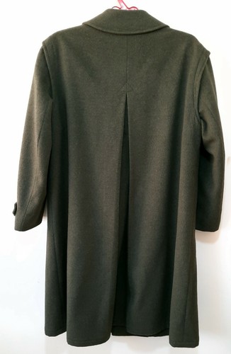 Vintage burberry Trenchcoat Wolle olivgrün Gr. 54 / L - Bild 4 von 12
