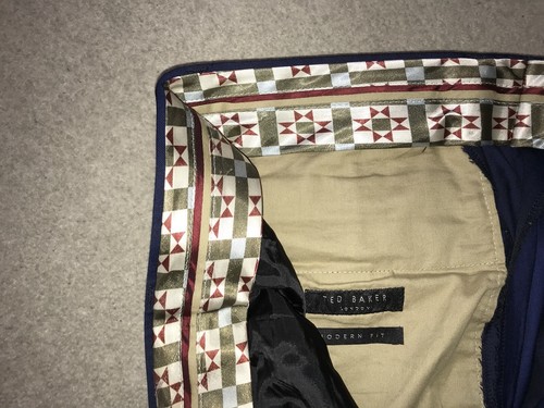 TED BAKER - Slim Fit 3 Teiler BLAUER WOLLANZUG - 38 Reg - W32 L31 - SCHÖNER ANZUG - Bild 14 von 14