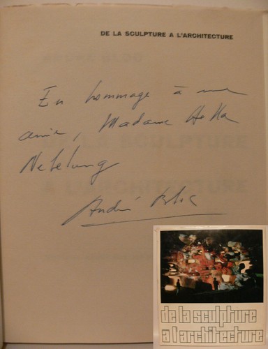 Andre Bloc signiert Katalog Architektur original Unterschrift Signatur Autogramm - Picture 1 of 3